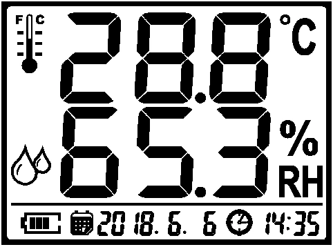 EDW-02-BJ壁挂式温湿度计