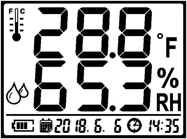 EDW-02-BJ壁挂式温湿度计