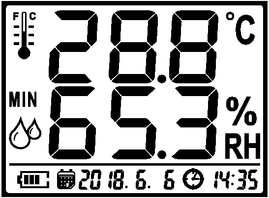 EDW-02-BJ壁挂式温湿度计