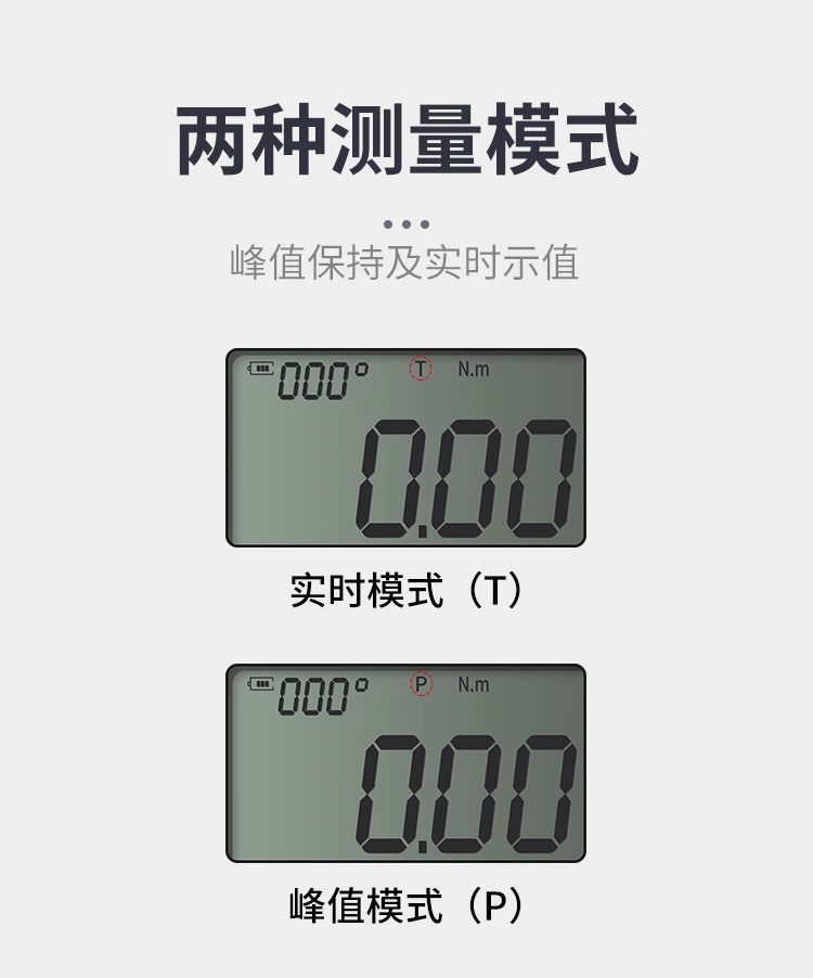 EWAC可换头带角度数显扭矩扳手